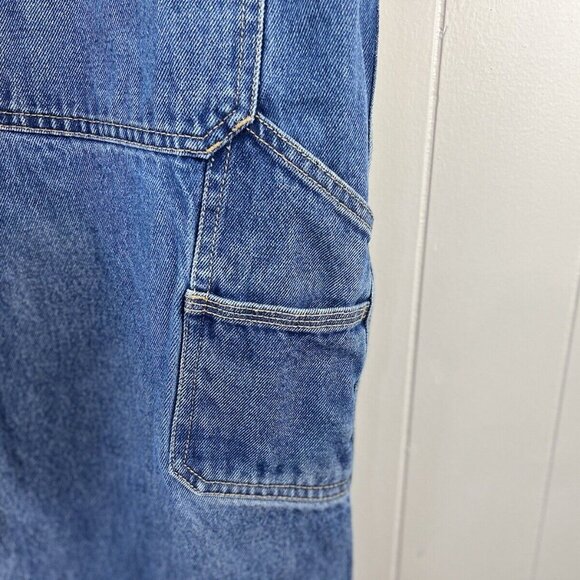 Authentic Big Mac Workwear Carpenter Mens jeans Size 44x32 (43x31) EUC - Picture 9 of 11